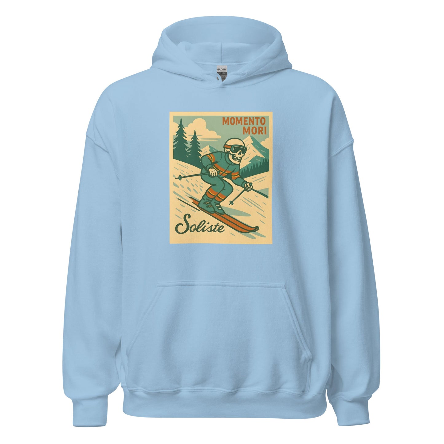 Momento Mori Ski Trip Retro Hoodie - Inken Image
