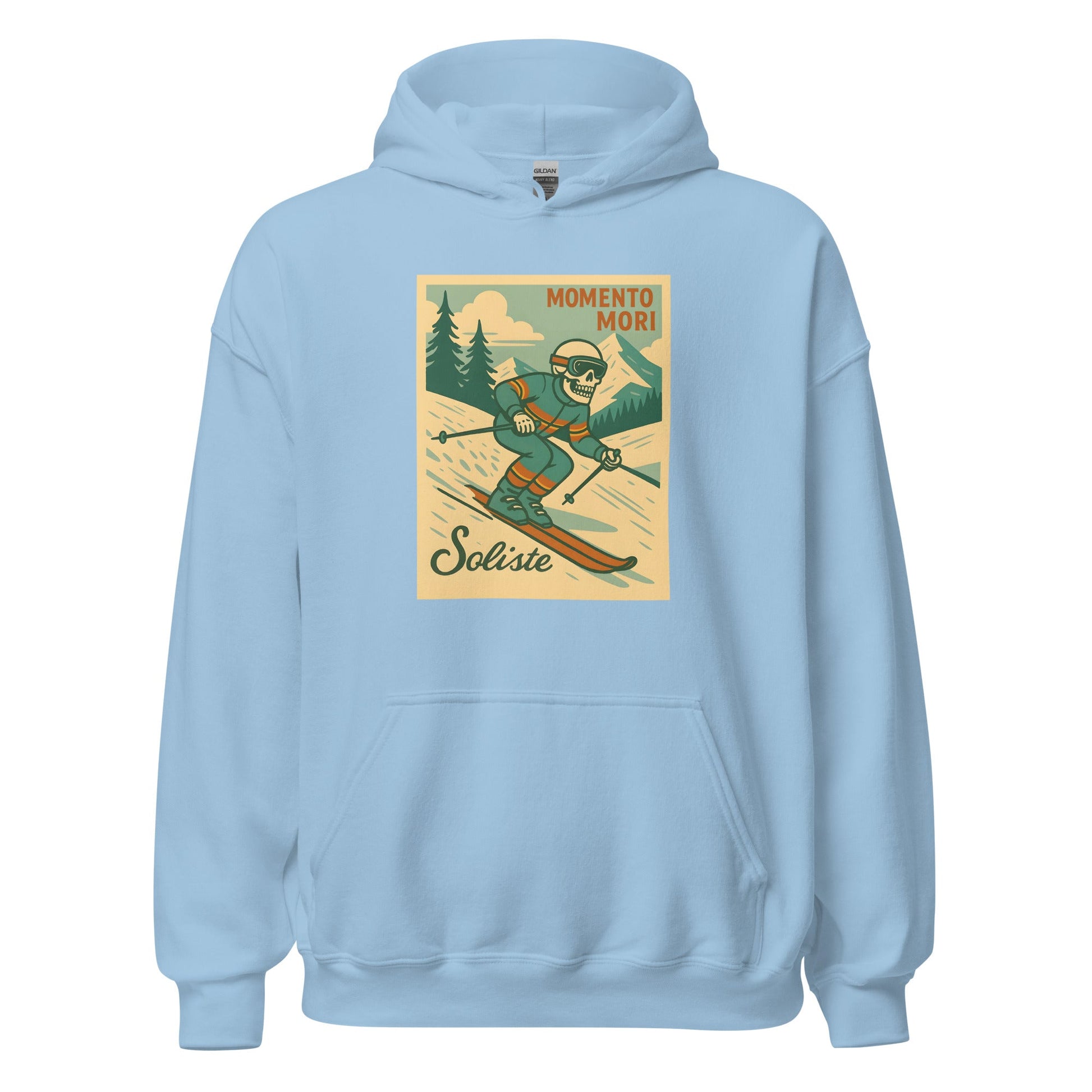 Momento Mori Ski Trip Retro Hoodie - Inken Image
