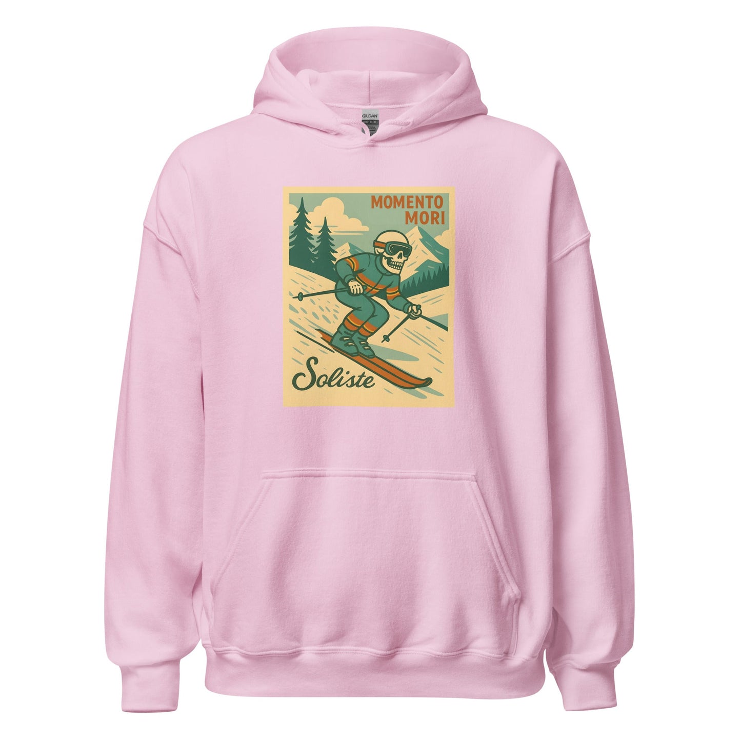 Momento Mori Ski Trip Retro Hoodie - Inken Image
