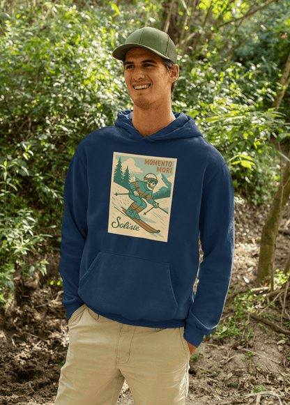 Momento Mori Ski Trip Retro Hoodie - Inken Image