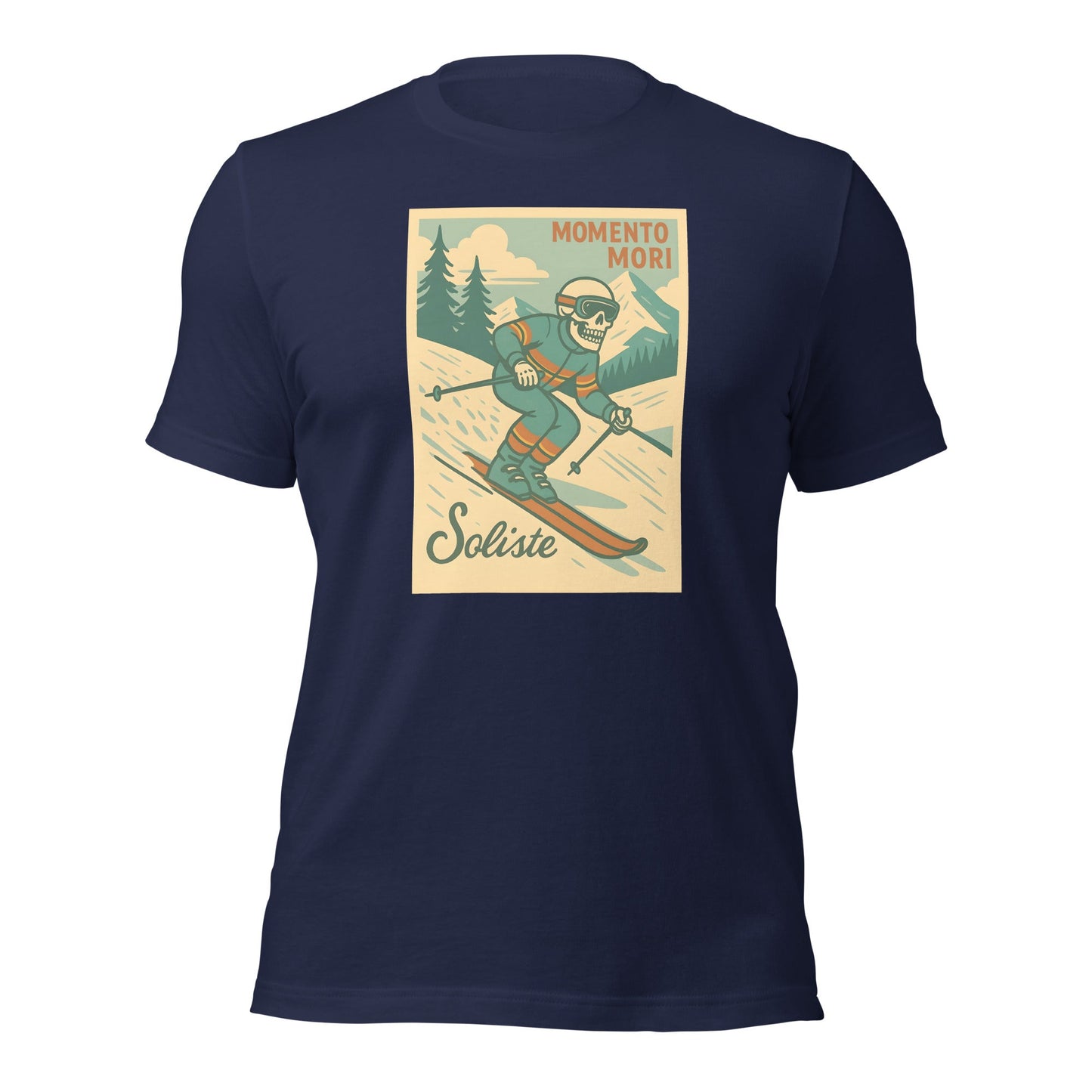 Momento Mori Ski Trip Retro T-shirt - Inken Image