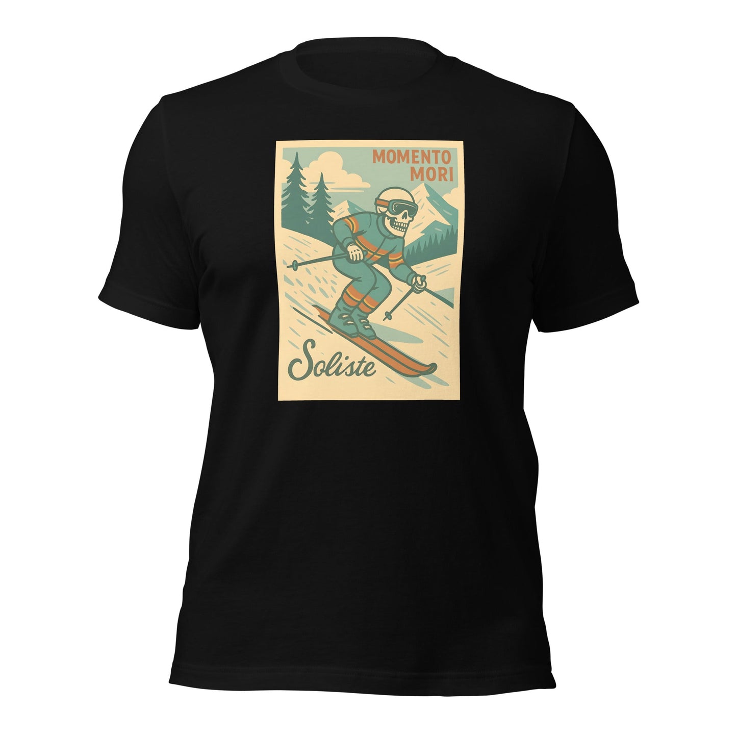 Momento Mori Ski Trip Retro T-shirt - Inken Image
