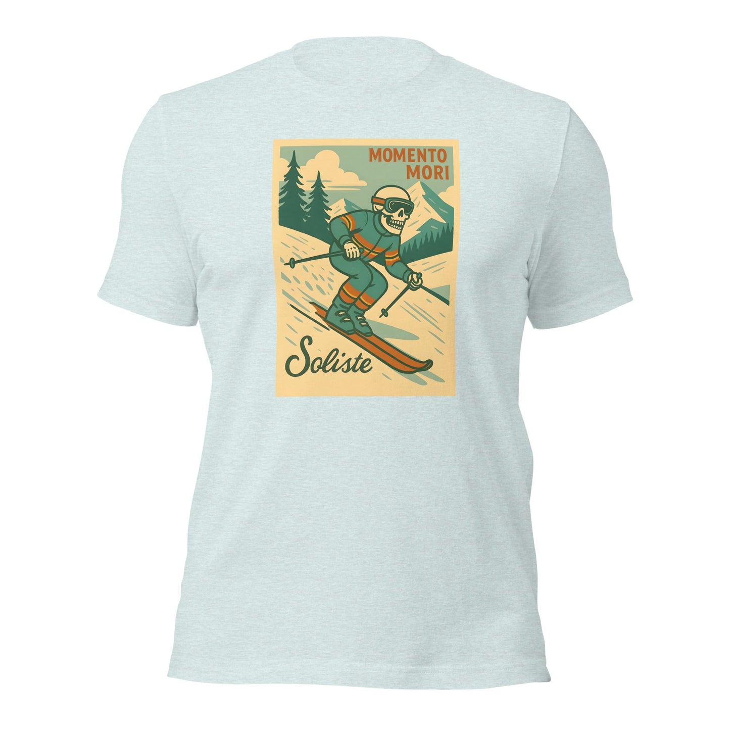 Momento Mori Ski Trip Retro T-shirt - Inken Image