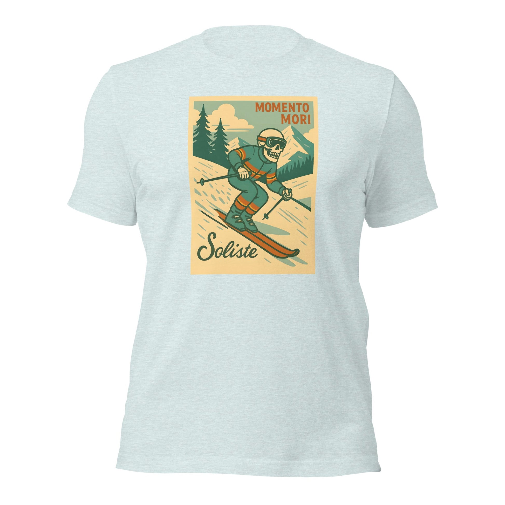 Momento Mori Ski Trip Retro T-shirt - Inken Image