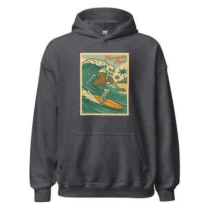 Momento Mori Surfer Retro Hoodie - Inken Image