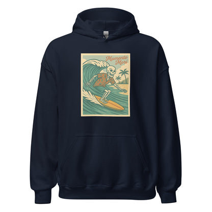 Momento Mori Surfer Retro Hoodie - Inken Image