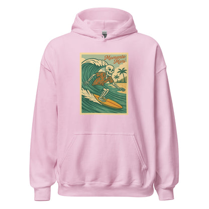 Momento Mori Surfer Retro Hoodie - Inken Image