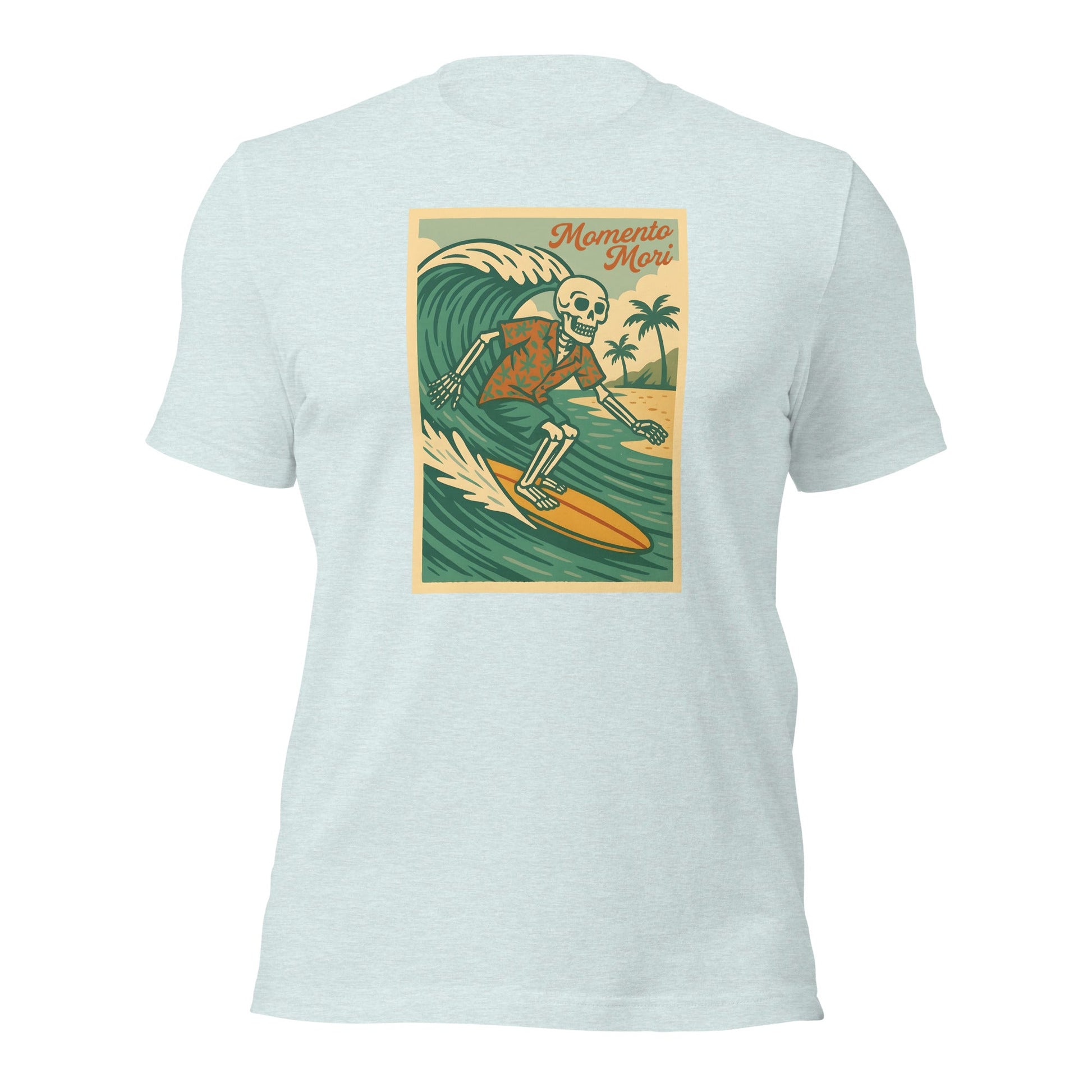 Momento Mori Surfer Retro T-shirt - Inken Image