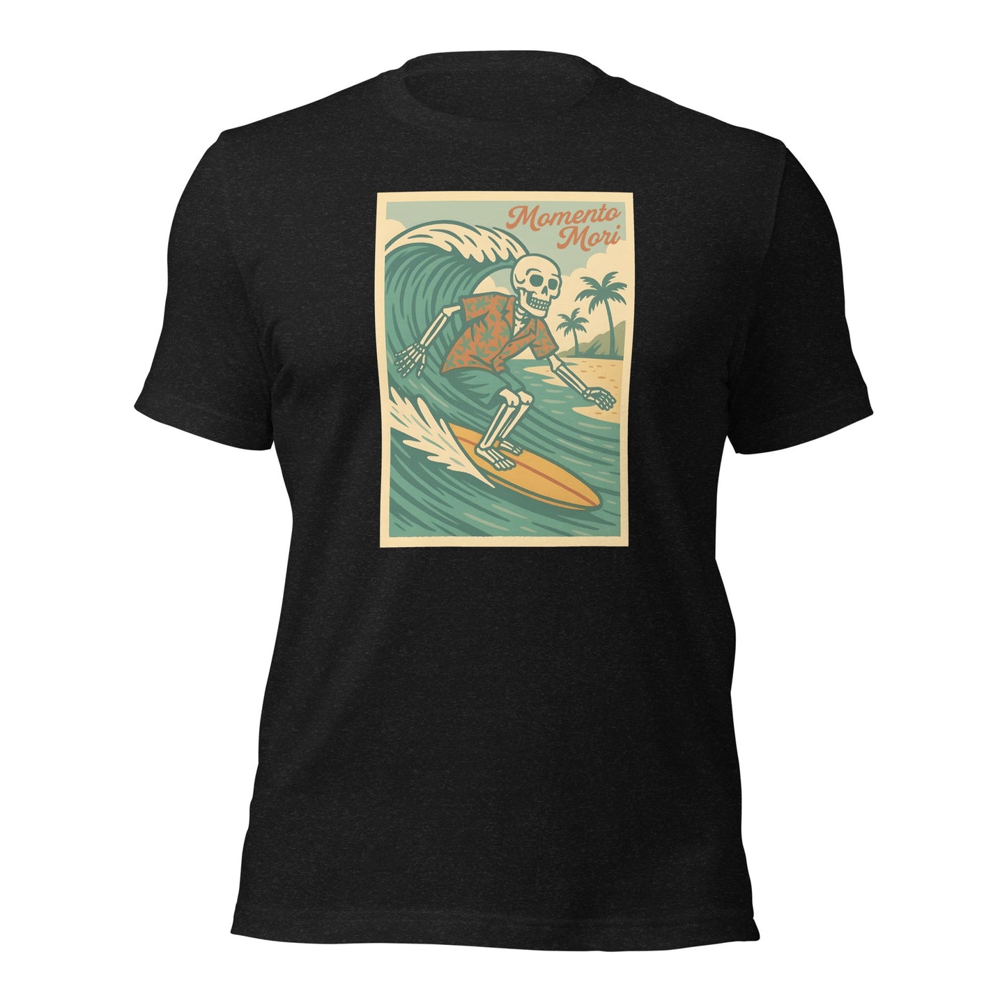 Momento Mori Surfer Retro T-shirt - Inken Image