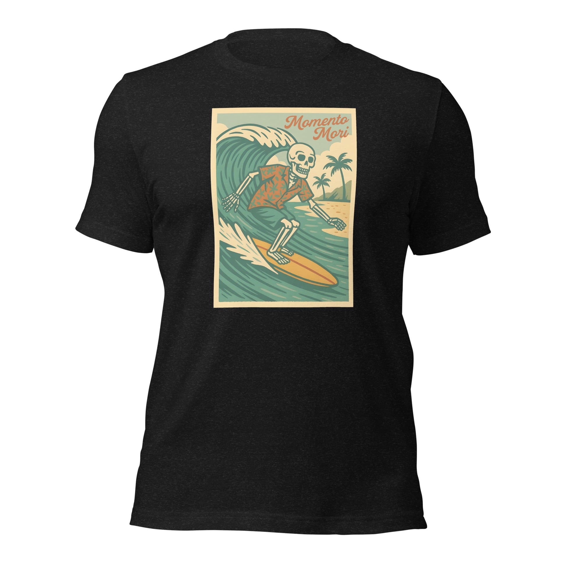 Momento Mori Surfer Retro T-shirt - Inken Image