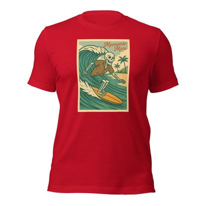 Momento Mori Surfer Retro T-shirt - Inken Image