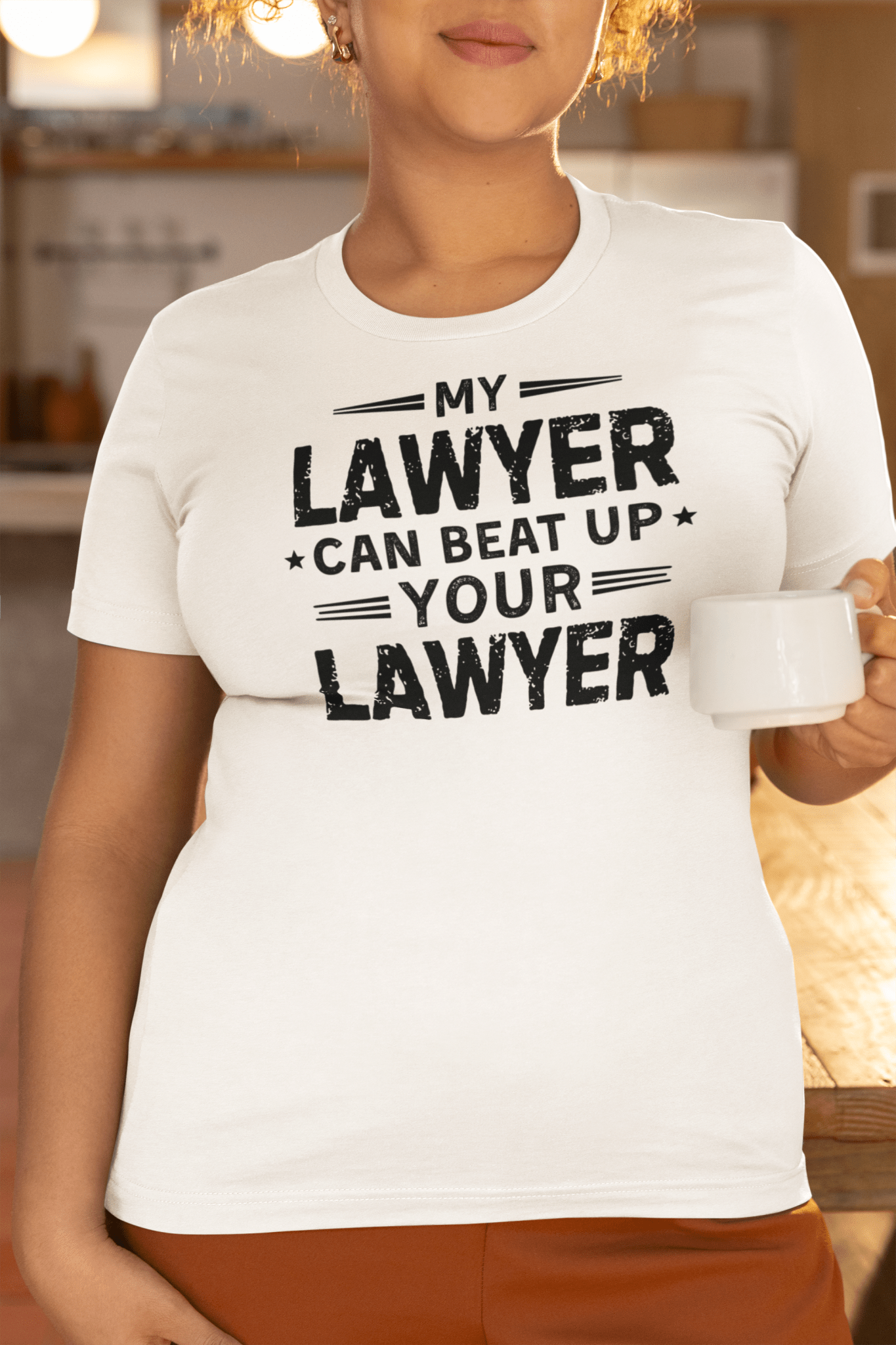 My Lawyer Can Beat Up Your Lawyer Shirt Funny Legal Humor Tee - Inken Image