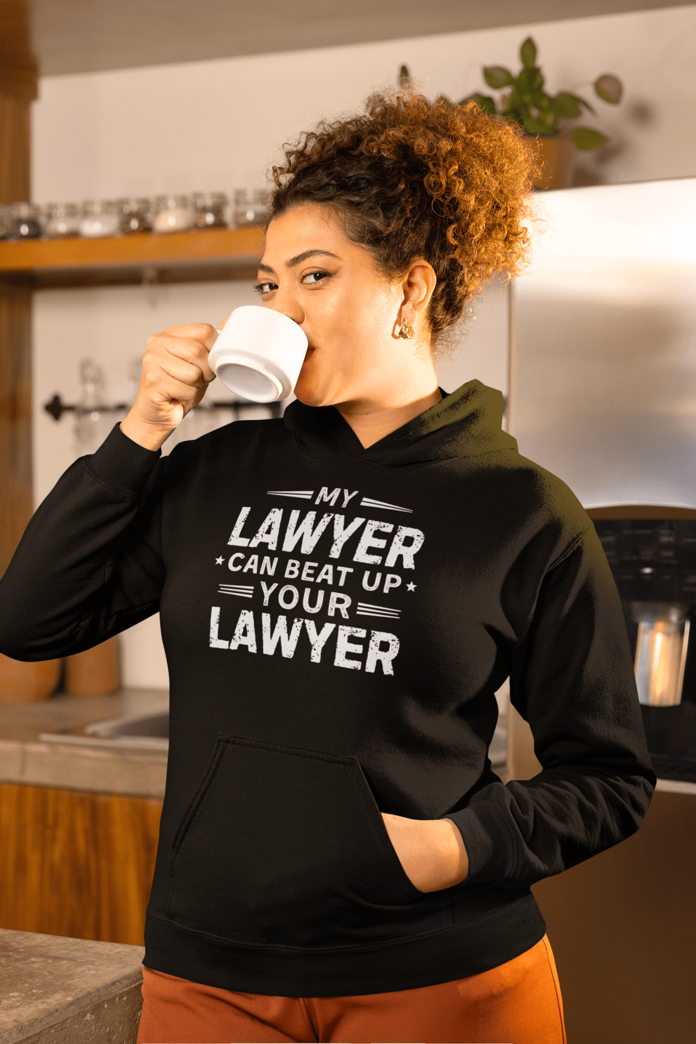 My Lawyer Can Beat Up Your Lawyer Sweatshirt Funny Legal Humor Hoodie - Inken Image