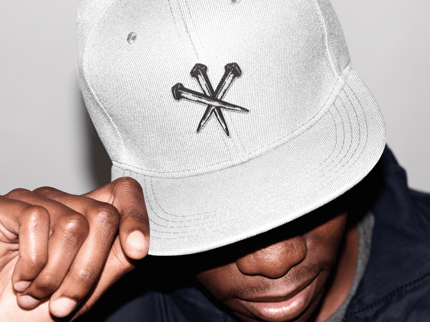 Nails of Crucifixion Flat Stitch Snapback - Inken Image