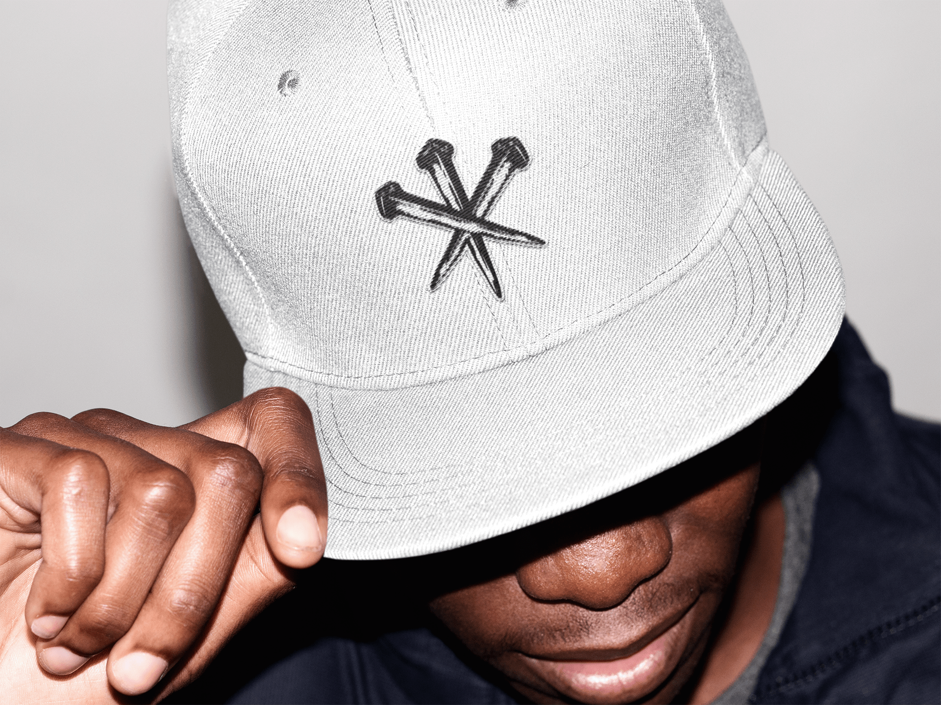 Nails of Crucifixion Flat Stitch Snapback - Inken Image