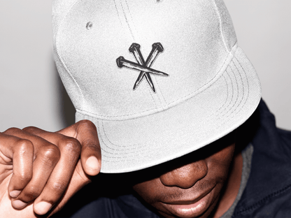 Nails of Crucifixion Flat Stitch Snapback - Inken Image
