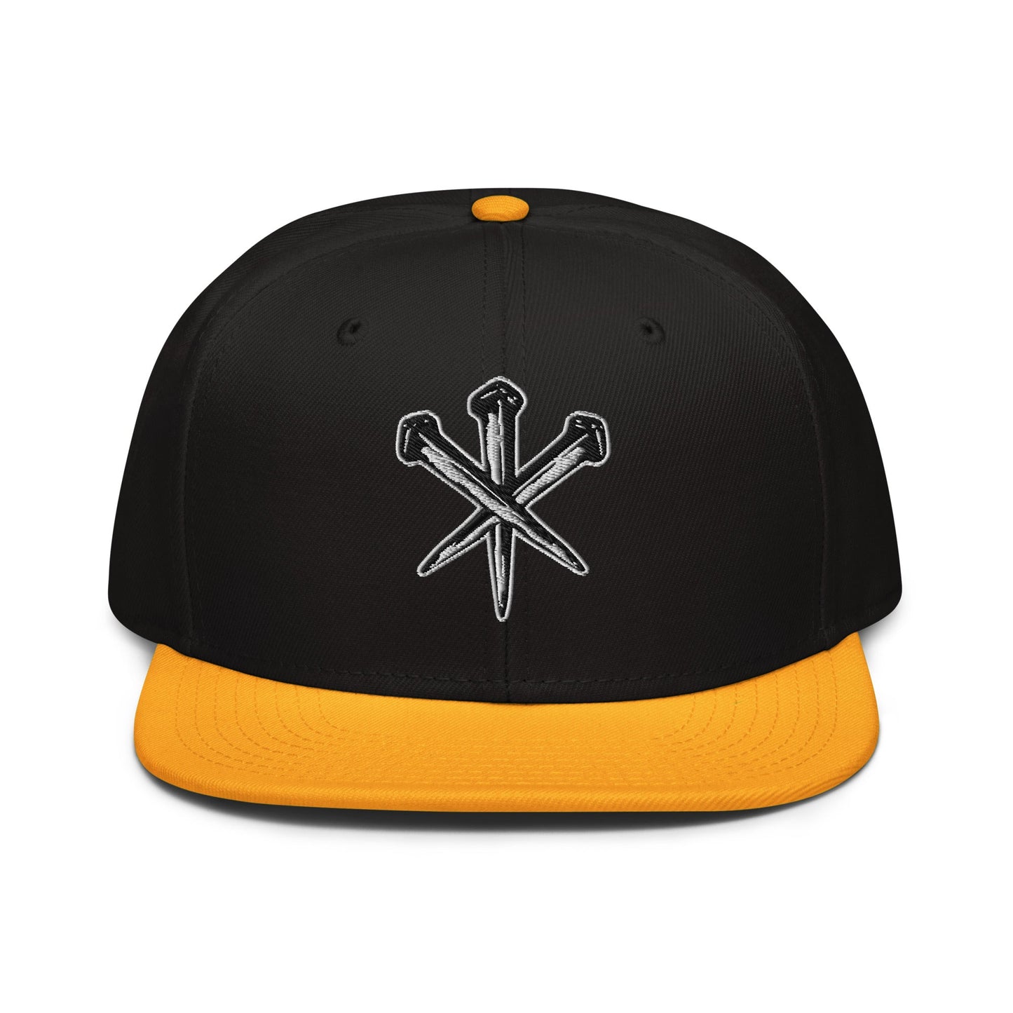 Nails of Crucifixion Flat Stitch Snapback - Inken Image