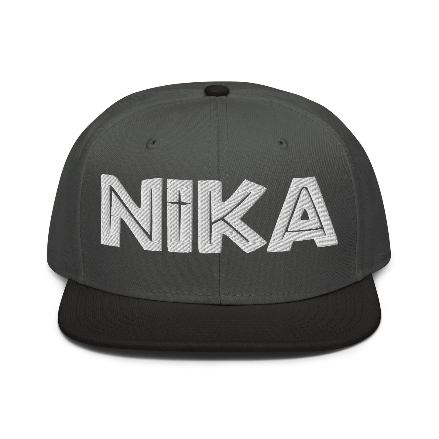 NIKA Christian Snapback, 3D Puff Embroidery Orthodox Christian Cap - Inken Image