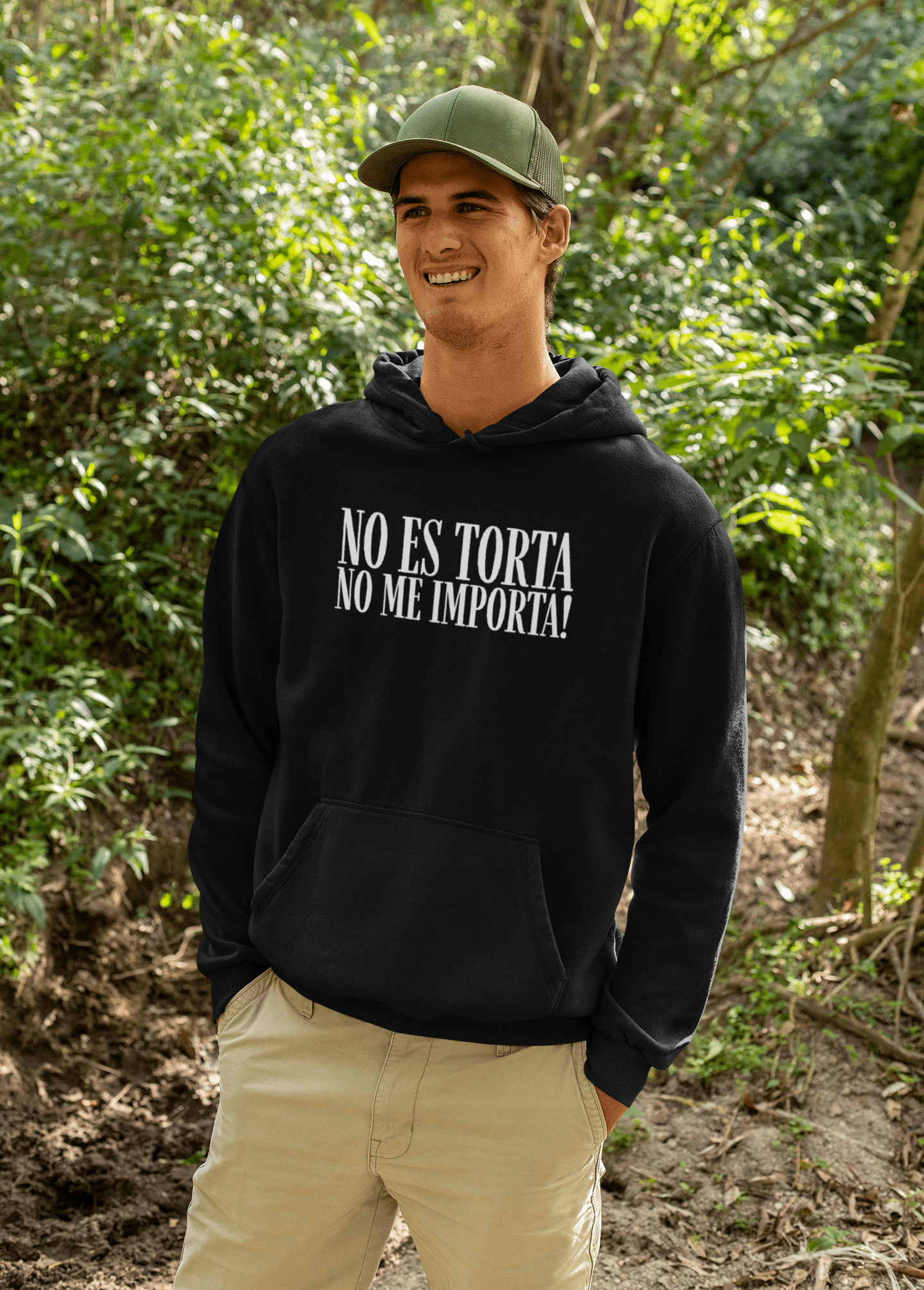 No Es Torta No Me Importa Funny Spanish Hoodie - Inken Image