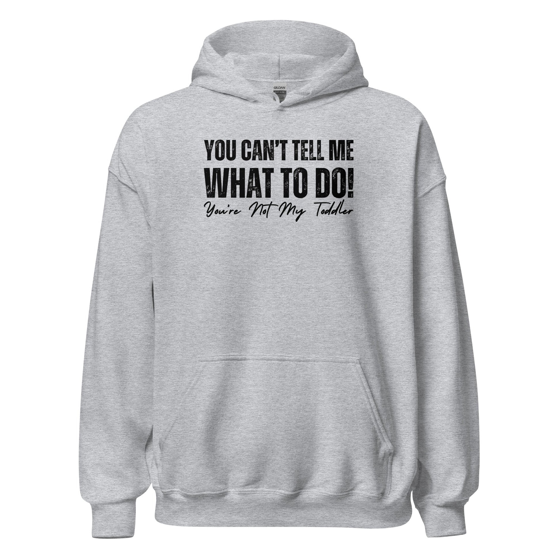 Not My Toddler Relatable Parenting Joke Hoodie - Inken Image