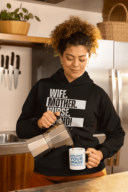 Nurse Mom Hoodie RN Legend Wife Sweatshirt Funny Healthcare Life - Inken Image