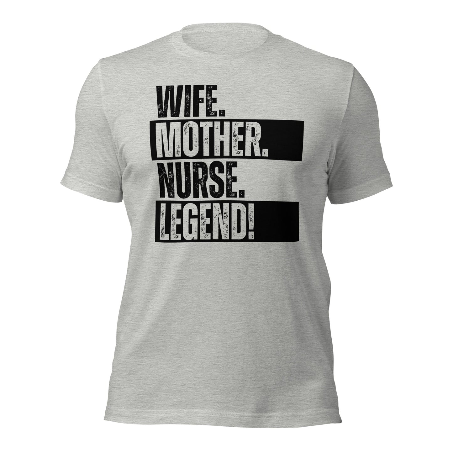 Nurse Mom T-Shirt RN Legend Wife Tee Funny Healthcare Life - Inken Image
