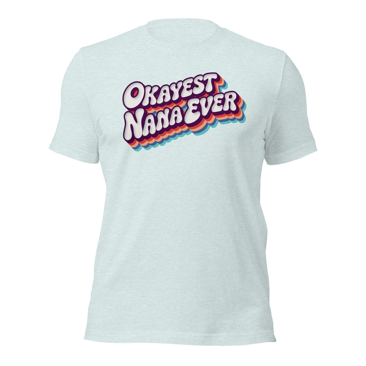 Okayest Nana Ever Retro Typography T-Shirt - Inken Image