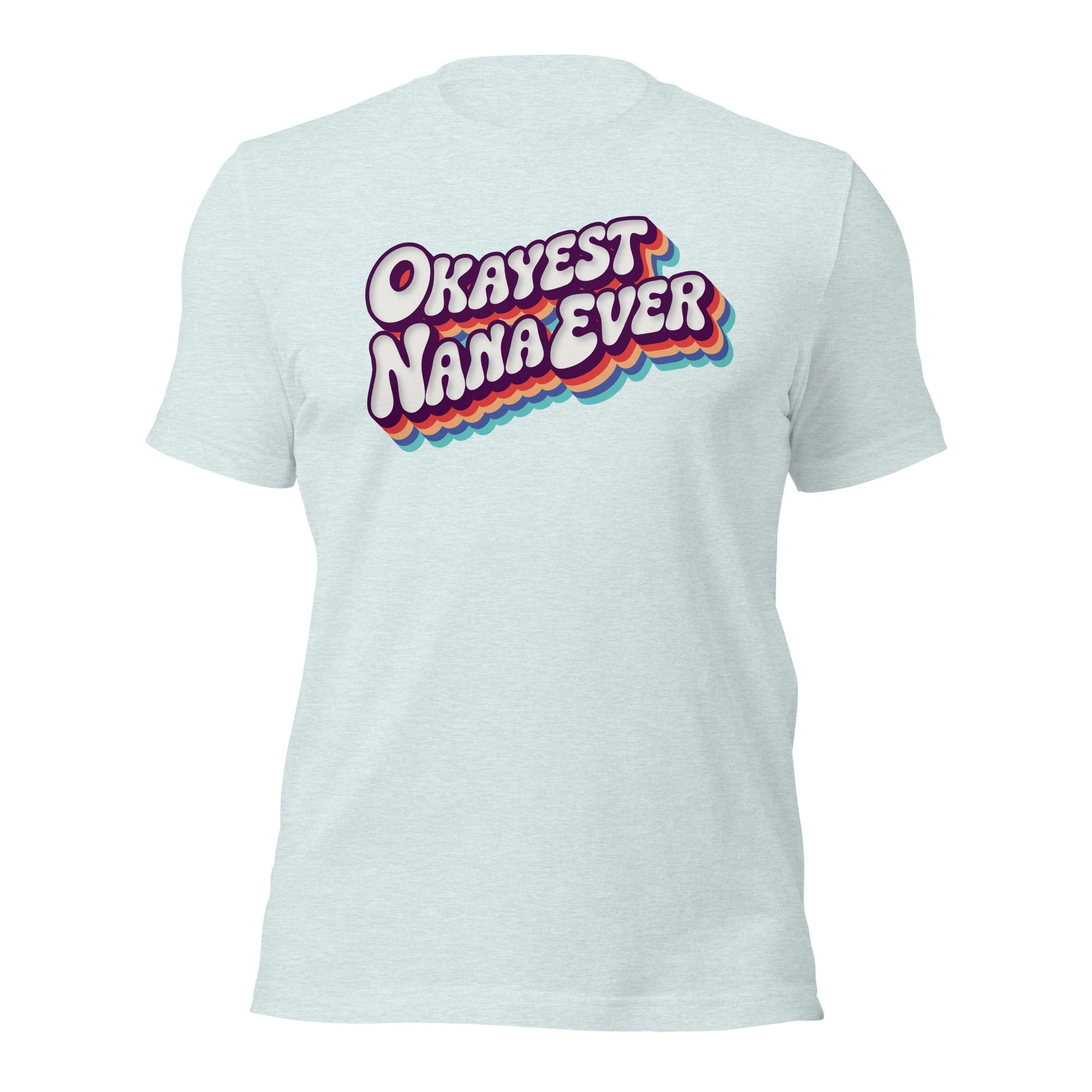 Okayest Nana Ever Retro Typography T-Shirt - Inken Image