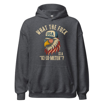 Patriotic Bald Eagle Ki - Lo - Meter Hoodie - Inken Image