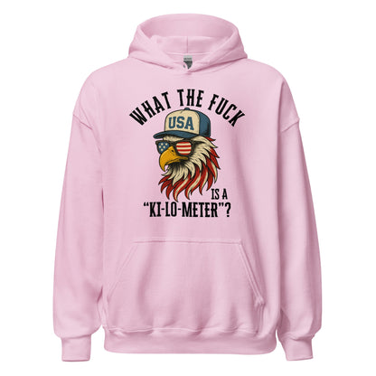 Patriotic Bald Eagle Ki - Lo - Meter Hoodie - Inken Image