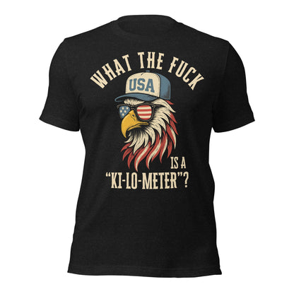 Patriotic Bald Eagle Ki - Lo - Meter T-Shirt - Inken Image