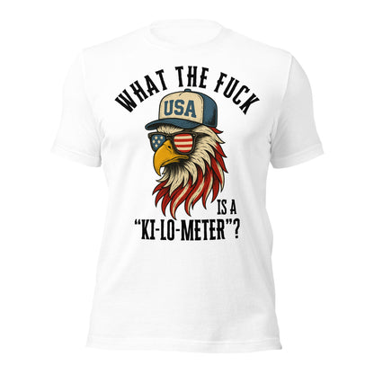 Patriotic Bald Eagle Ki - Lo - Meter T-Shirt - Inken Image