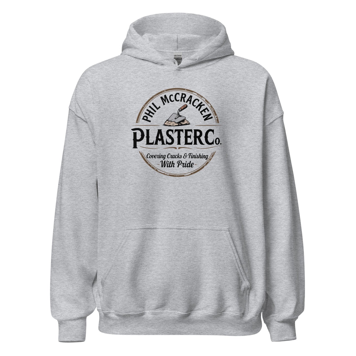 Phil McCracken Plaster Co Vintage Hoodie - Inken Image