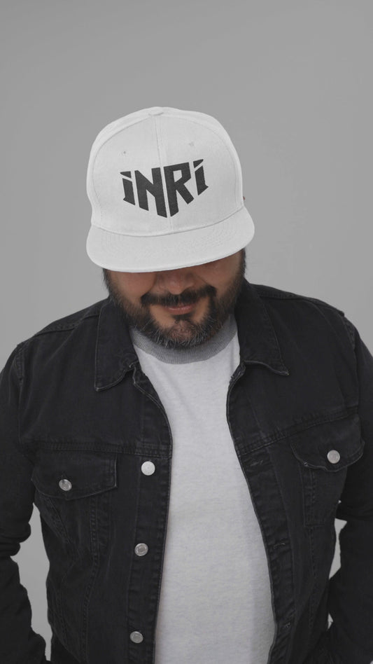 INRI Sacred Name Crest 3D Puff Embroidered Snapback