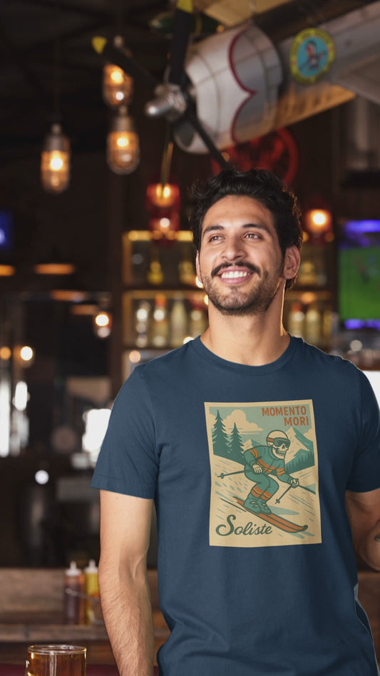 Momento Mori Ski Trip Retro T-shirt