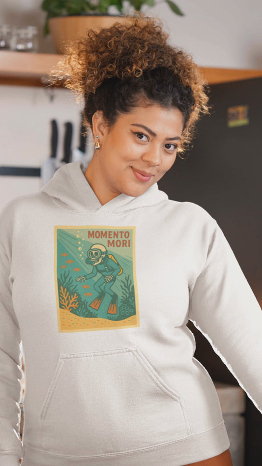 Momento Mori Scuba Diver Retro Hoodie