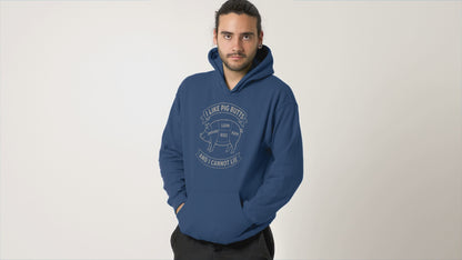 I Like Pig Butts And I Cannot Lie BBQ Butcher's Chart Hoodie