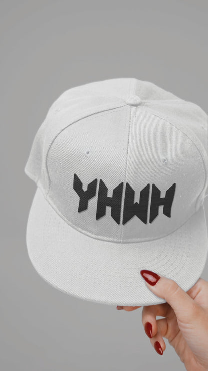 YHWH Sacred Name Minimal 3D Puff Embroidered Snapback