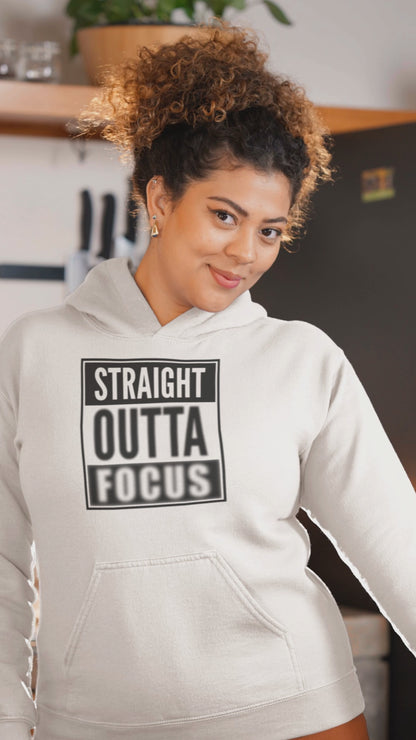 Straight Outta Focus Parody Rap Hoodie