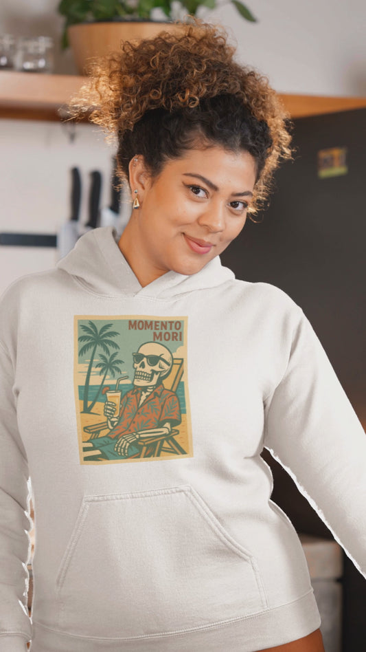 Momento Mori Beach Day Retro Hoodie