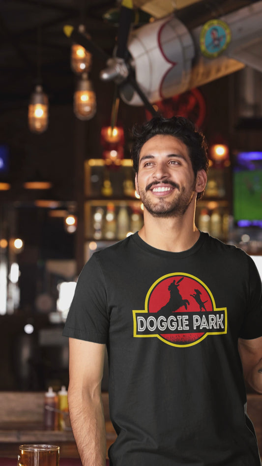 Doggie Park Jurassic Parody Pet Parent T-Shirt