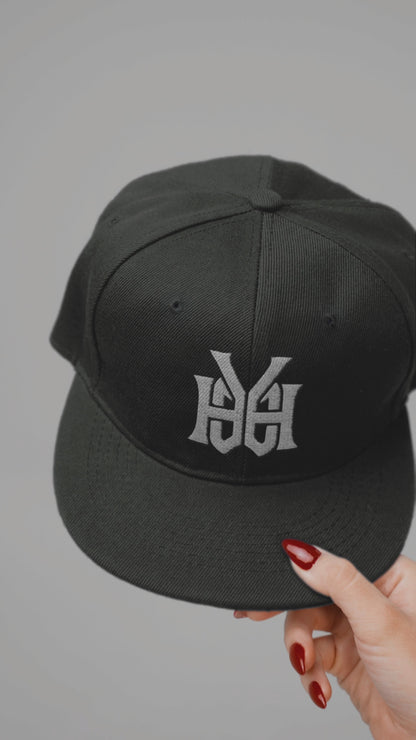 YHWH Monogram Snapback Hat 3D Puff Embroidery Christian Cap for Faith and Bible Lovers