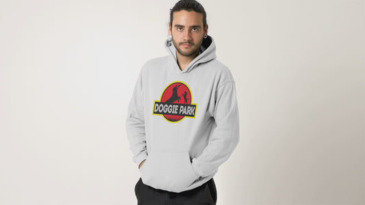Doggie Park Jurassic Parody Pet Parent Hoodie