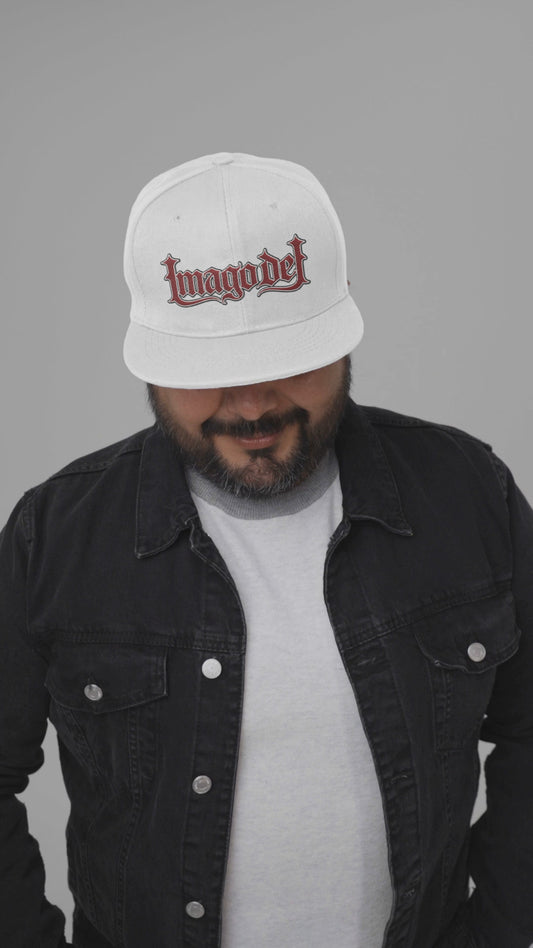 Image Of God Imago Dei Snapback Hat: Christian Gothic Embroidered Cap
