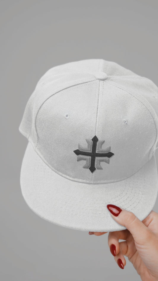 Minimalist 3D Puff Coptic Cross Snapback