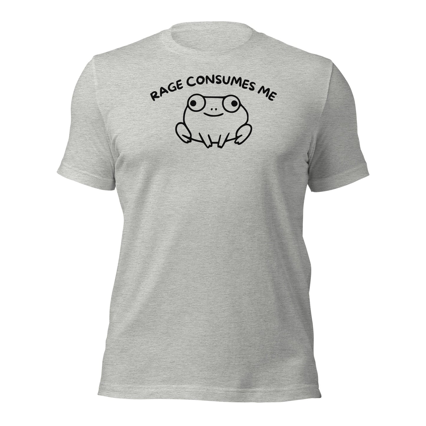 Rage Consumes Me Frog Shirt Funny Angry Frog Tee - Inken Image
