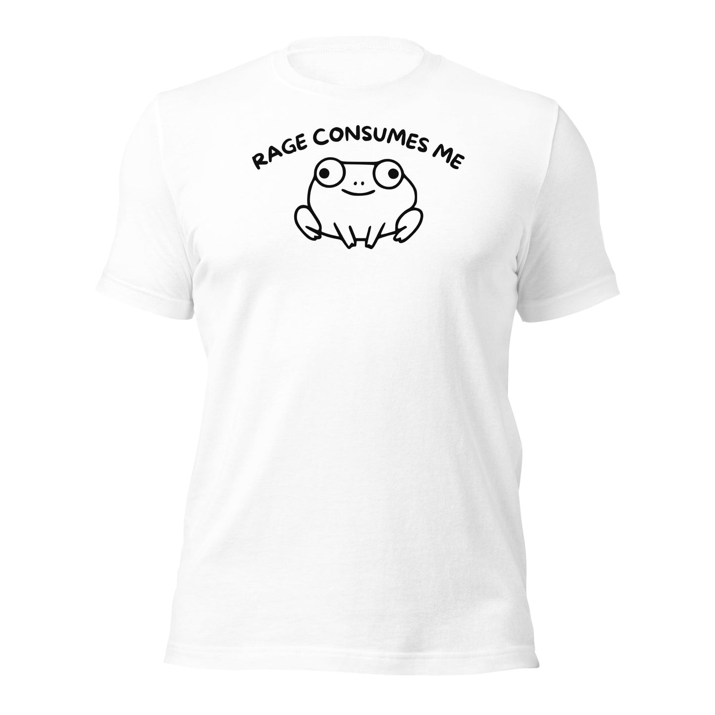 Rage Consumes Me Frog Shirt Funny Angry Frog Tee - Inken Image