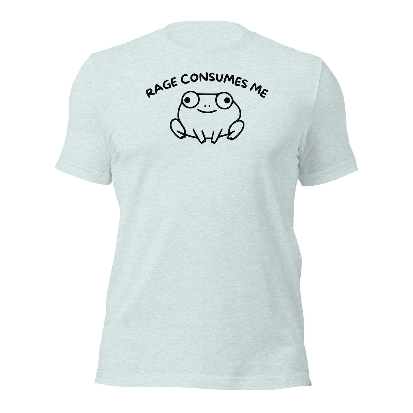Rage Consumes Me Frog Shirt Funny Angry Frog Tee - Inken Image