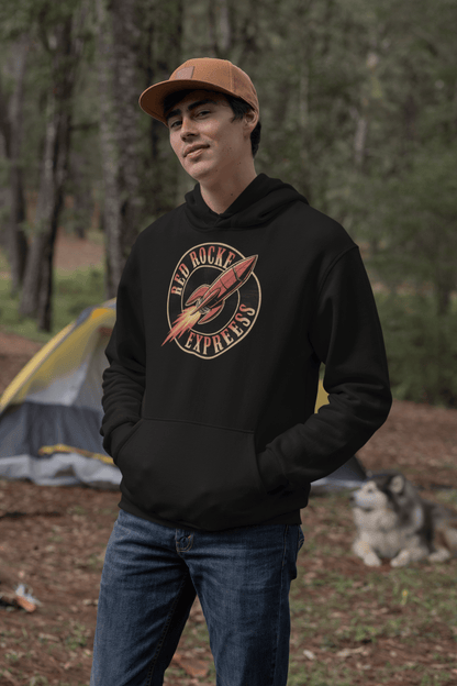 Red Rocket Express Parody Hoodie - Inken Image