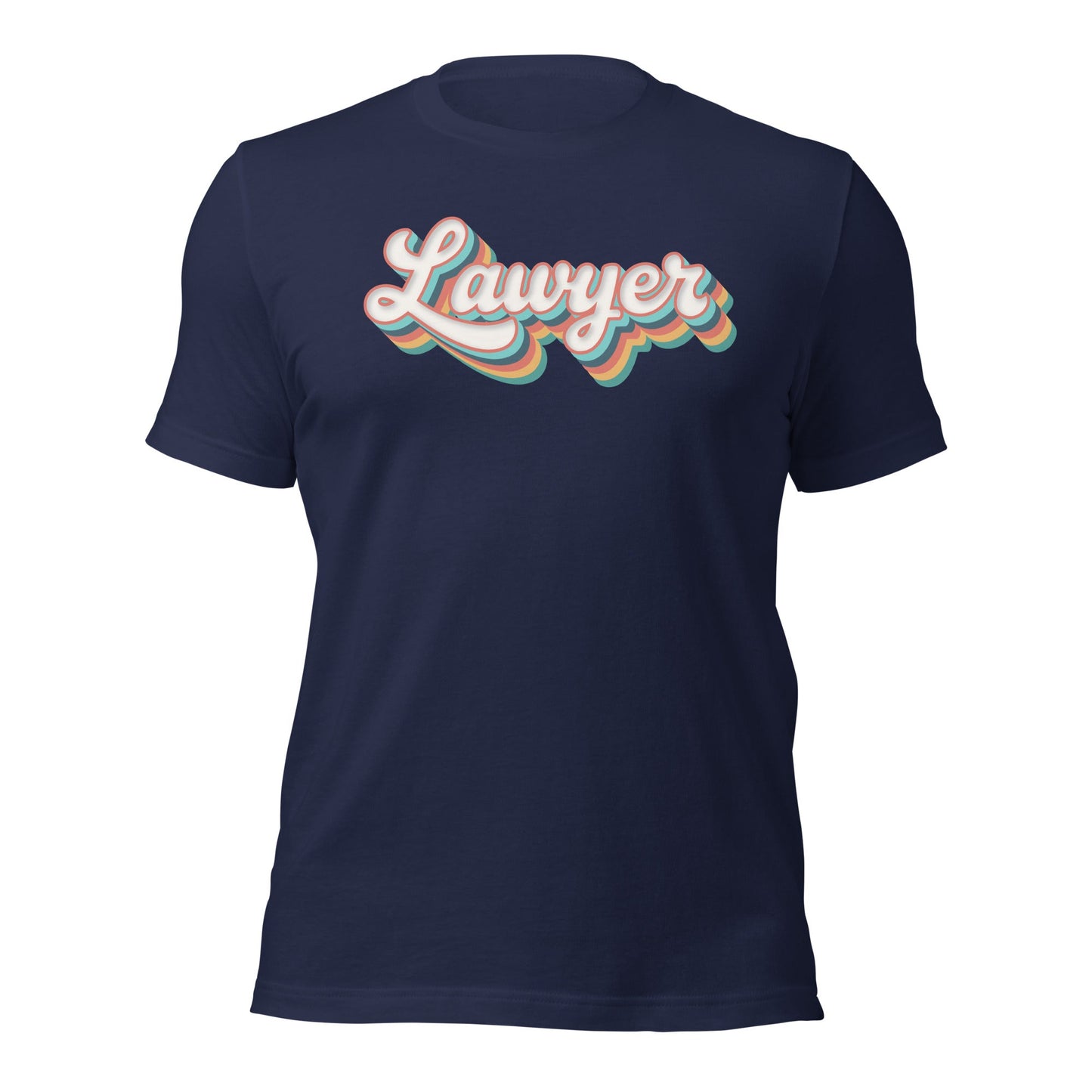 Retro Lawyer Shirt Fun Groovy Law School Tee - Inken Image
